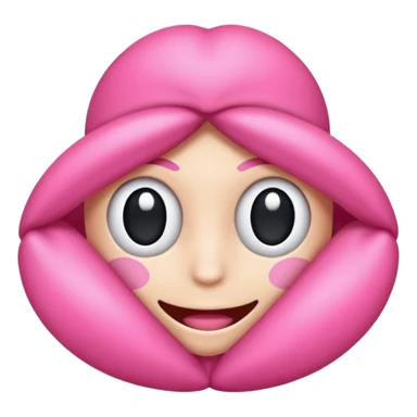 Coração rosa mais pontudo  sticker