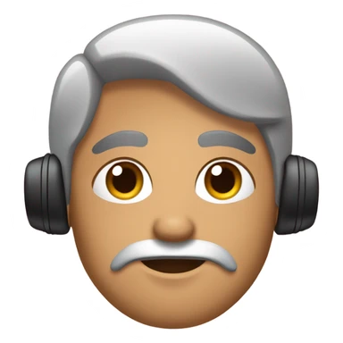 Pero con audífonos  sticker