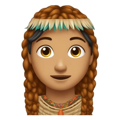 Indigena guatemalteco sticker