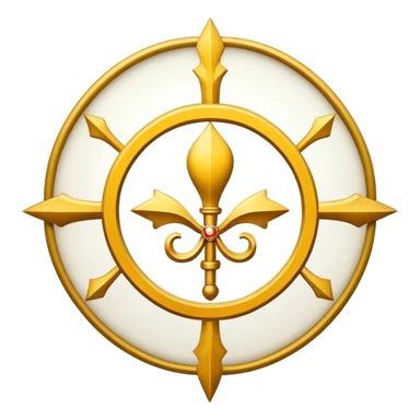 Pope's emblem sticker