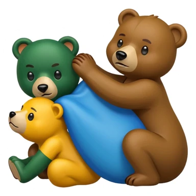 Packers pooping on bears sticker