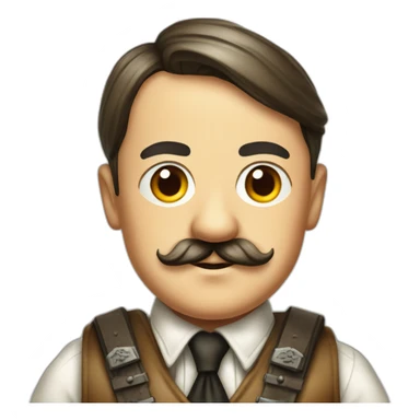 Adolf Hitler in Oktoberfest Clothes sticker