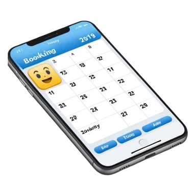 online booking schedule sticker