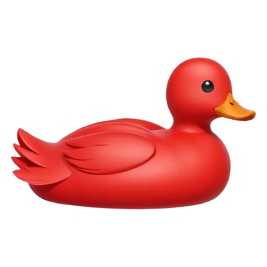 red toy duck sticker