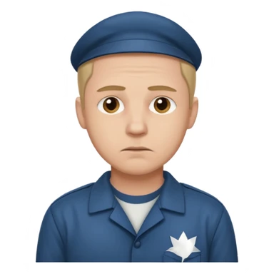 prison whit guys sticker