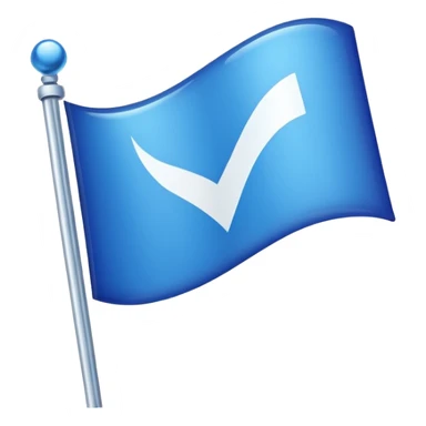 I want to create my own flag. That looks like a verified badge for Instagram. sticker