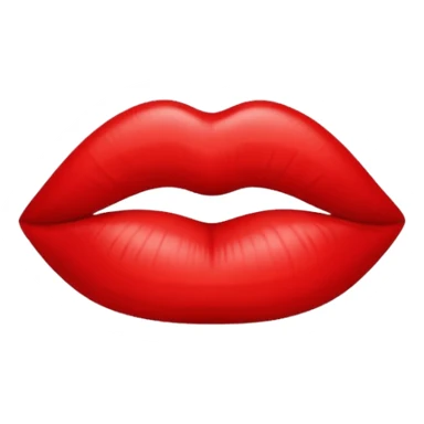 kiss lip print sticker