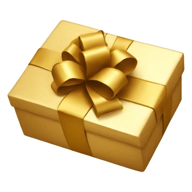 rectangular golden gift certificate sticker