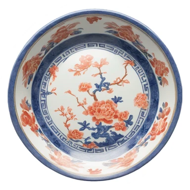 Chinoiserie dish sticker