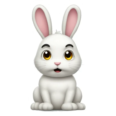 Jealousy bunny sticker