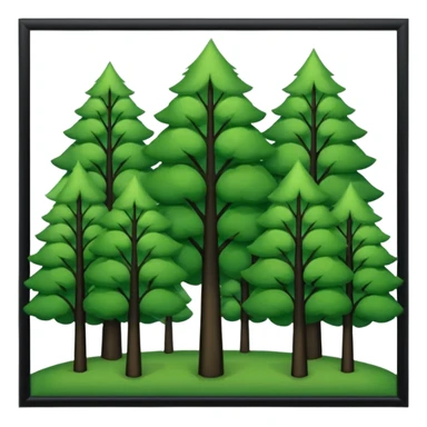 In our hometown, there’s plenty of trees sticker