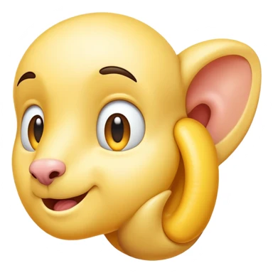 yellow ear  sticker