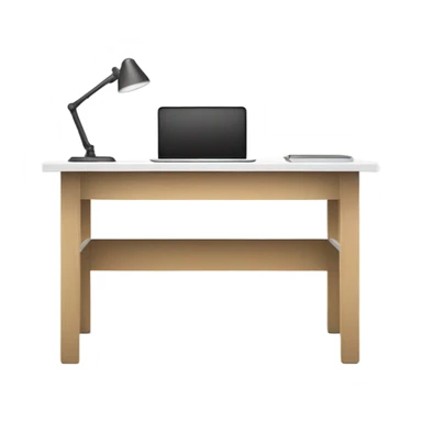minimalist-clean-work-desk-with-white-wood-colorway-front-view sticker