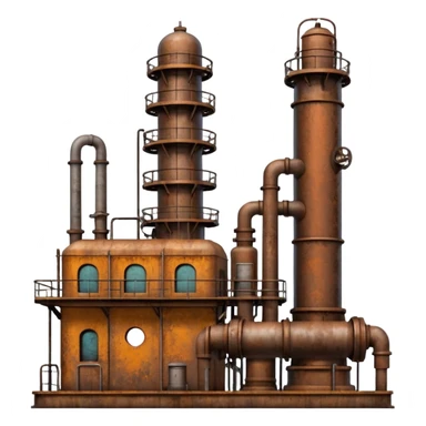 oil pumping station sticker