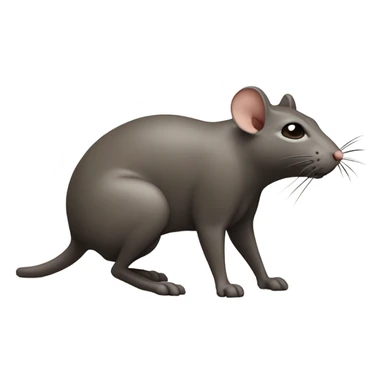 tony soprano chasing a rat sticker