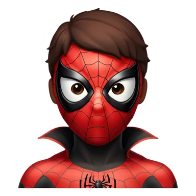 miles morales with spiderman mask 'Two Person " sticker
