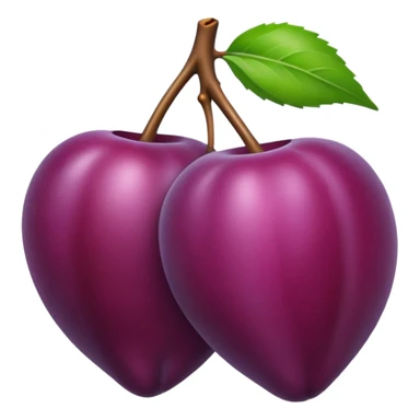 Plum sticker