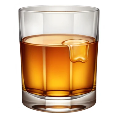 glass of whiskey, no splashes sticker