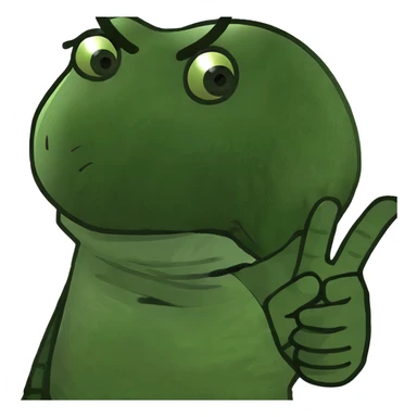 person with the middle finger sticker