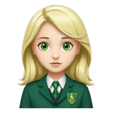 hot blonde Slytherin girl sticker