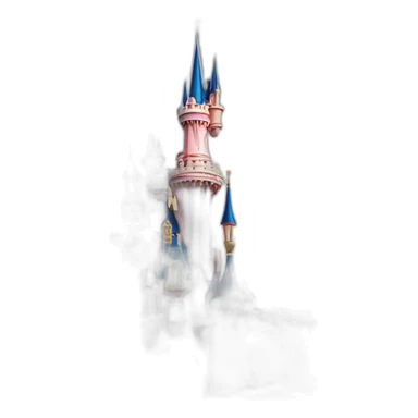 Disneyland paris castle sticker