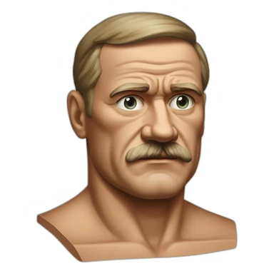 ultra muscular pro bodybuilder german great leader 2nd world war german leader early 20th century german leader late 1930s german leader face dictator face adolf face sticker