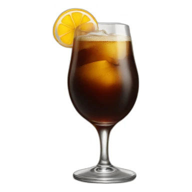 fernet branca with coca-cola long glass sticker