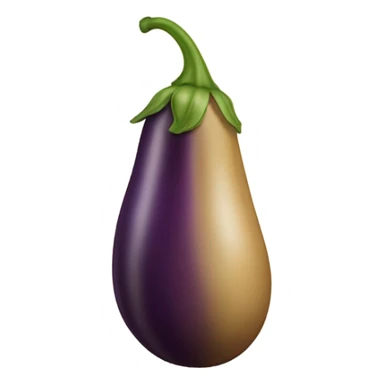 Tan colored egg plant sticker