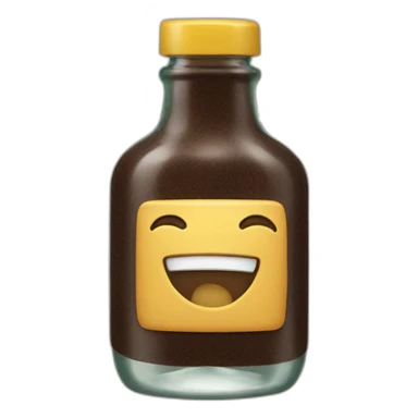 mustart bottle sticker