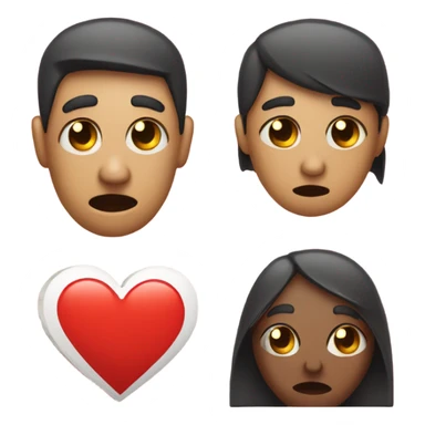 An emoji of a person with a pained expression , accompanied by a broken heart emoji  and a band-aid emoji . The background should be a dark gray color sticker