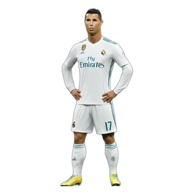 ronaldo soulève la ligue des champions sticker