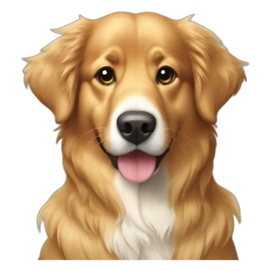 Berger australien avec golden retriever sticker