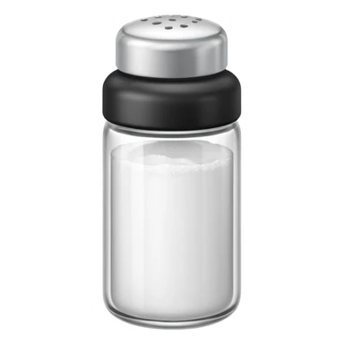 a salt shaker  sticker