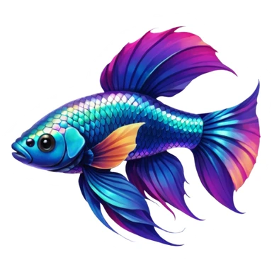 Betta balığı sticker