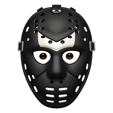 Masque de hockey de kanye west  sticker