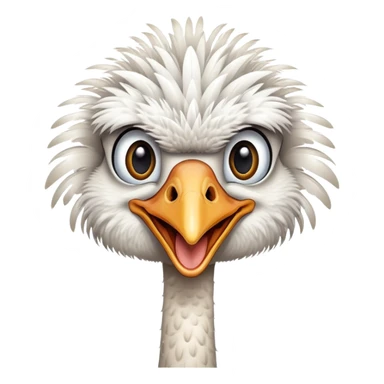 ostrich emoji based on popular memes sticker