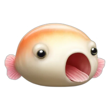Champignon qui embrasse un blobfish sticker
