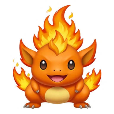 Crocalor-Pokémon, full body sticker