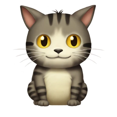 my neighbour totoro cat bus pretty sticker