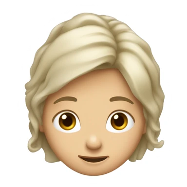 Красивая рыжая девушка целует мальчика шатена с средними волосами sticker