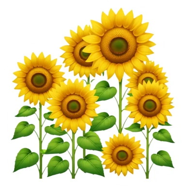 7 million sunflowers sticker