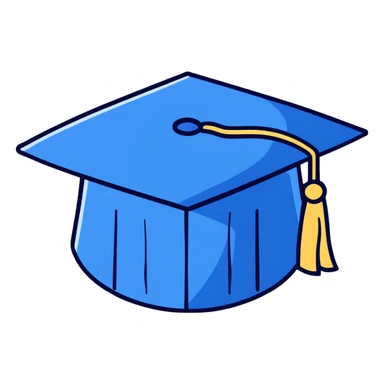 Coursera logo sticker with certificate and graduation cap sticker