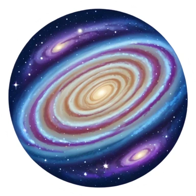 andromeda galaxy sticker