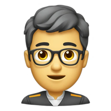 estudiante de instituto futurista sticker