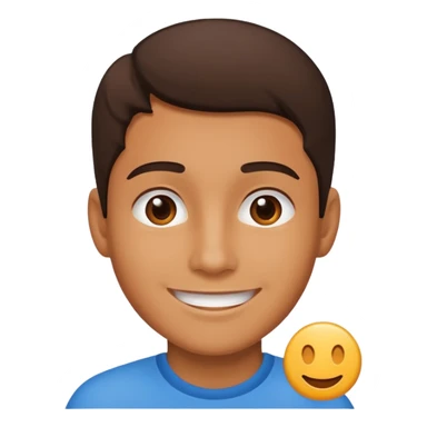 an icon of a person with a small chip next to him sticker