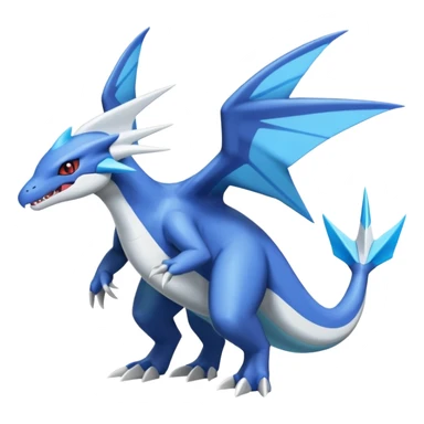 Latios-Latias-Salamence-Salandit-Zekrom-Dialga-Amaura-Palkia-fusion-Fakémon-Pokémon-creature (Full body) sticker