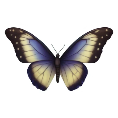 blue violet butterfly sphere orb intuition magical wings dreams sticker