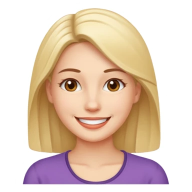 Feeling relaxed and happy at office for woman with a smile on face and with a calm attitude  sticker