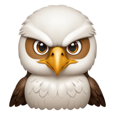 cinematic-noble-peregrin-falcon-portrait-emoji,-poised-and-majestic,-with-a-streamlined,-muscular-build,-a-sharply-hooked-beak,-and-intense,-piercing-eyes-that-exude-focus-and-speed,-simplified-yet-sharp-and-sophisticated-features sticker