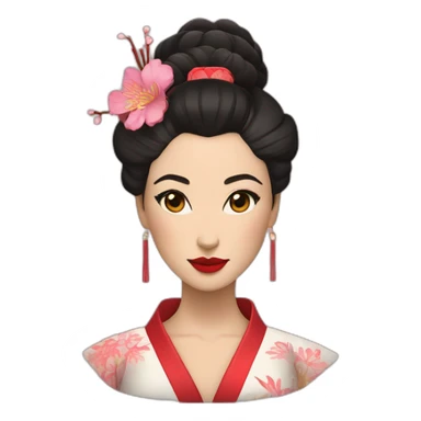 Gal gadot geisha sticker